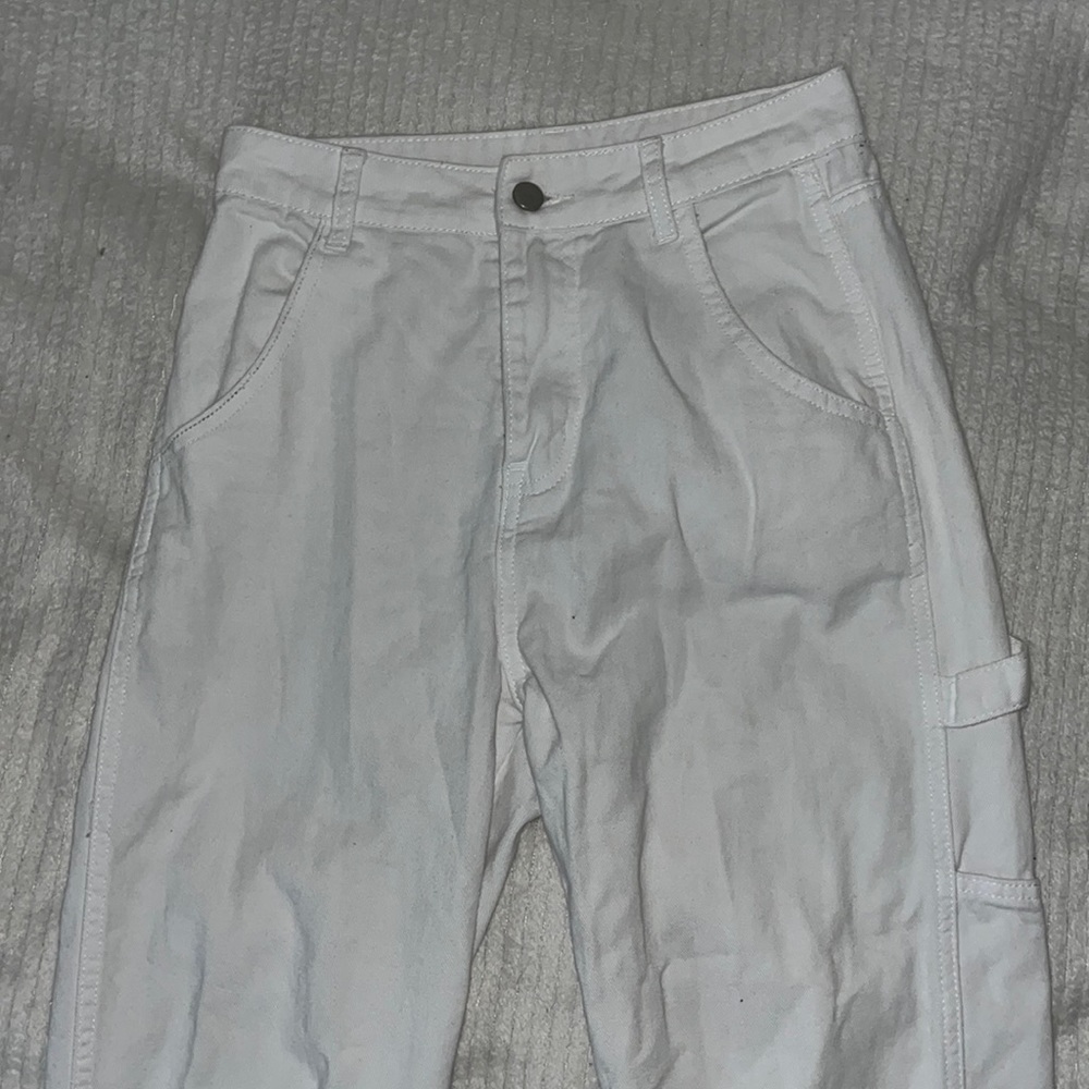 white jeans